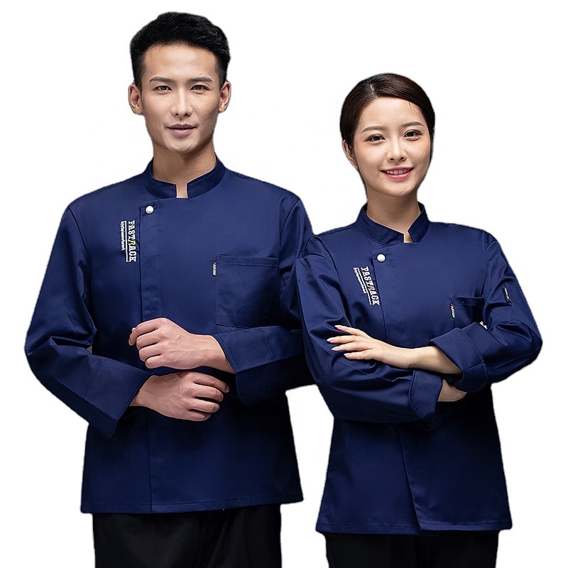 Hotel chef clothing men's short sleeve plus catering chef overalls long sleeve back kitchen clothes OEM Restaurant Chef Uniform