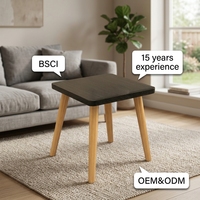 Petite table basse moderne en bois pour salon, 40*40*40cm, meubles de maison avec rangement, multifonctionnelle