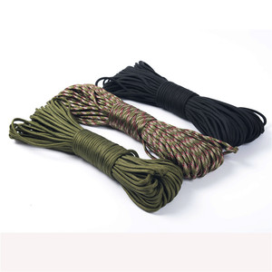 Lanière de camping en plein air 10 noyaux 750 <span class=keywords><strong>Para</strong></span> Cord Dia. Corde de parachute en nylon 4mm 31M Accessoire de tente 3L Randonnée - Product Image 1