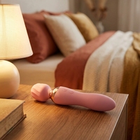 Vibrateur rose en silicone de haute qualité rechargeable par USB, double tête, point G, 100% étanche, aide à la masturbation féminine