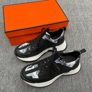 Men's Modern Elegant Sneakers Firm Frame Construction Plush <b>Supportive</b> Cushioning Tear Resistant Non-Deforming Timeless Vintage - Product Image 1