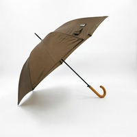 Parapluies de luxe en bois, coupe-vent, anti-UV, sans PFAS, certifiés BSCI, personnalisables, pour la pluie, vente en gros