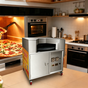 <span class=keywords><strong>Four</strong></span> à pain électrique à gaz rotatif commercial pour la fabrication de naan plat, chapati libanais, roti arabe, pain pita - Product Image 2