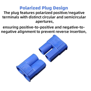 Juego de Conectores EC2 EC3 EC5 EC8 - Chapados en Oro 10A-100A 500V de Alta Corriente, Macho/Hembra para Baterías LiPo RC y Motores de Drones - Product Image 3