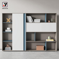 Scrivania Direzionale a L in Legno di Lusso Moderna e Resistente con Mobile Laterale per Direttori, Manager e Boss - Scrivanie per Ufficio (Garanzia 5 Anni)