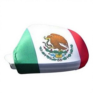 Coques de rétroviseurs latéraux drapeau mexicain, impression numérique, résistantes aux intempéries, en polyester, pour voitures sportives et petits SUV, 2 pièces, personnalisables - Product Image 2