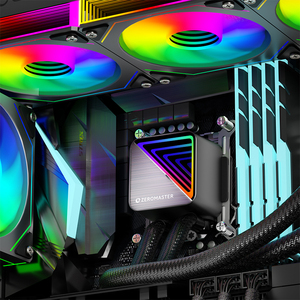 Enfriador de CPU AIO de 240 mm, Radiador de Refrigeración por Agua ARGB para LGA1700 AM5, Iluminación LED ARGB OEM que Mejora la Estética del PC con RGB Vibrante - Product Image 3