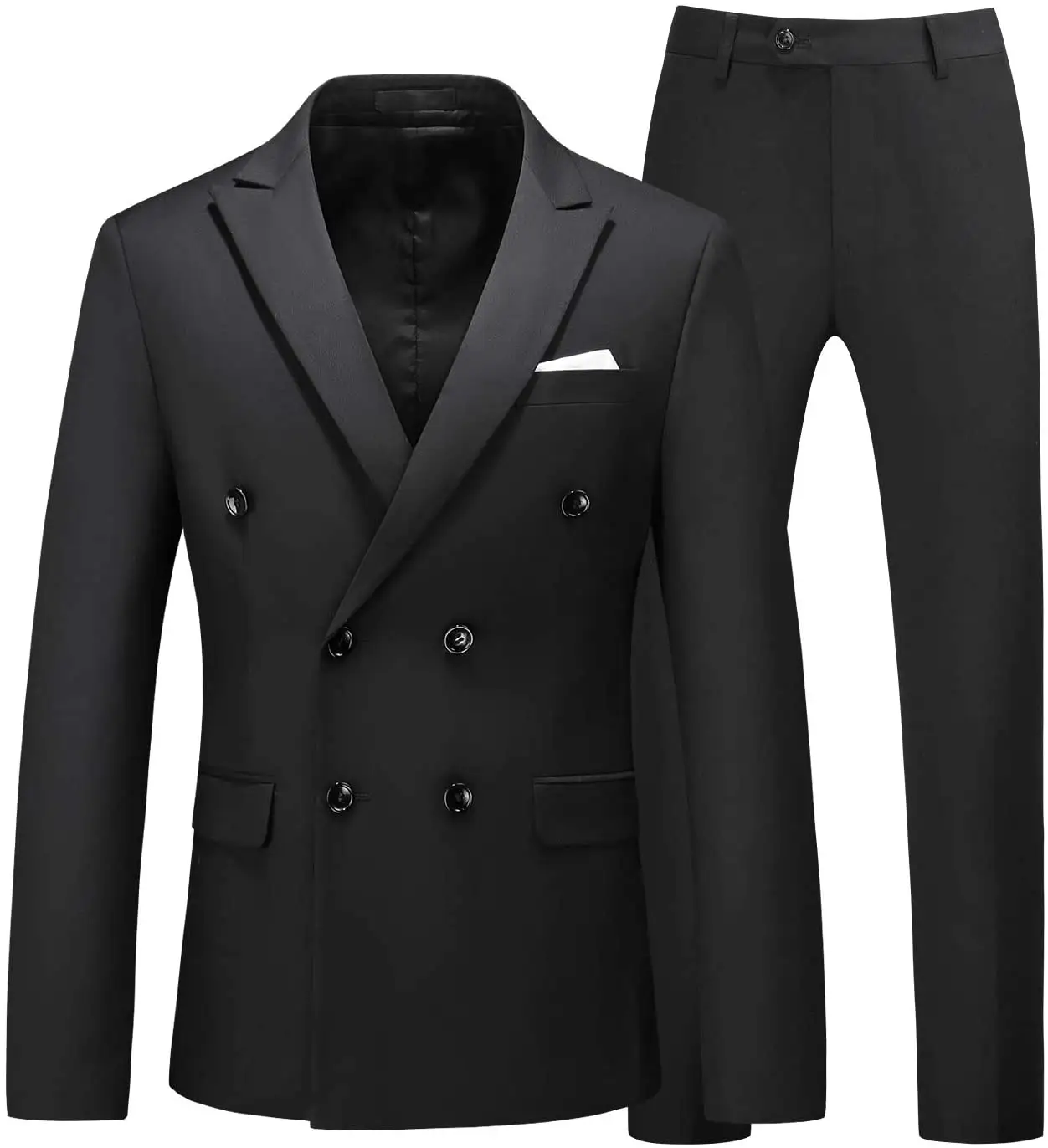 Wholesale mens suits italian 2022 double breasted suits men slim fit 2 piece casual blazers for men suit veste homme pour mariag