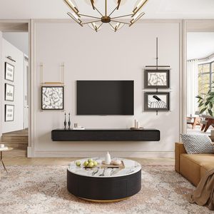 Combohome Maison Moderne Hôtel Flottant En Bois <span class=keywords><strong>Tv</strong></span> Armoires Meubles Salon Mur Monté Écran <span class=keywords><strong>Tv</strong></span> <span class=keywords><strong>Cabinet</strong></span> - Product Image 6