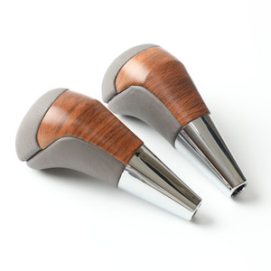 Palanca de Cambios de Coche, Cuero con Acabado Madera, Ergonómica, para Toyota Hilux Fortuner 2005-2016 - Product Image 4