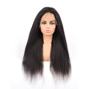 100% pelucas de encaje de cabello humano Natural pelucas 100% atado a mano de pelo Remy indio virginal de la Virgen del pelo cortado de chicas jóvenes - Product Image 4