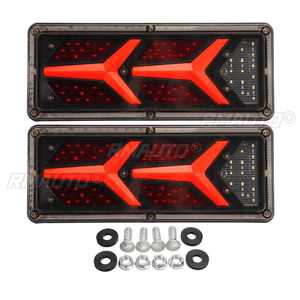 ไฟท้ายรถยนต์ 12V 110LED 2 ชิ้น ไฟเบรก ไฟเลี้ยว สำหรับรถพ่วง รถตู้ เรือ RV คาราวาน รถบัส รถบรรทุก UTV - Product Image 2