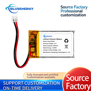 แบตเตอรี่ลิเธียมโพลิเมอร์แบบชาร์จได้ 752240 3.7V 500mAh แบตเตอรี่ LiPo แบบแพ็ค แบตเตอรี่แบบแพ็คแบบนิ่ม สำหรับอุปกรณ์ GPS อัจฉริยะแบบสวมใส่ OEM - Product Image 4