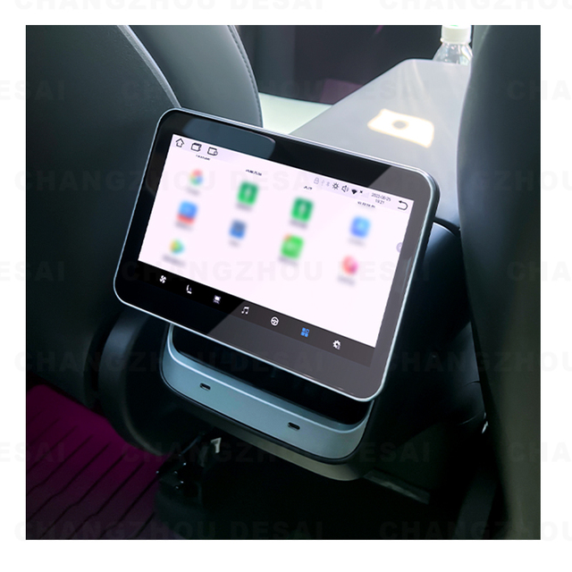 Car Interior Accessories Rear Seat Intelligent Entertainment Control System for Tesla Model 3/y 2021 2022 2023