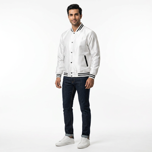 Veste de sport en satin de soie noire unie de haute qualité pour hommes, respirante, style printemps, vente en gros à prix avantageux - Product Image 1