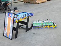 Table de jeu multi-jeux pliante 5-en-1, table de jeu multifonctionnelle debout avec piscine, jeu de palets, TM-4819 de bowling pour tennis de table et football