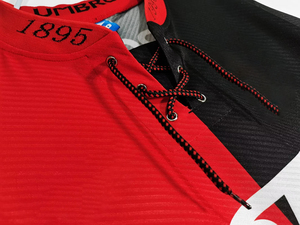 Conjunto de Camiseta y Pantalones Cortos para el 100 Aniversario del Equipo Local, Temporada 1994, Colores Rojo y Negro, Nombre de <span class=keywords><strong>Zico</strong></span>, para Hombre, 100% Poliéster, Secado Rápido, Pedido Mínimo Bajo - Product Image 5