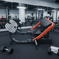 Appareil de musculation professionnel réglable à charge libre pour pont de hanche, poussée de hanche debout, extension dorsale et poussée de hanche