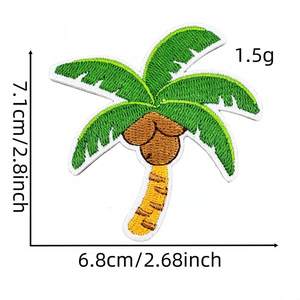 Vente chaude Patchs brodés thermocollants de haute qualité, style ethnique bohème, thème été, plage hawaïenne, <span class=keywords><strong>mer</strong></span> - Product Image 2