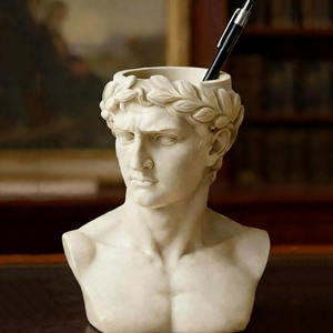 Moldes de Silicona para Velas con Forma de <span class=keywords><strong>Cabeza</strong></span> de Figura <span class=keywords><strong>Griega</strong></span> Antigua YS, Moldes para Fundición de Cajas de Almacenamiento de Yeso, Suministros para Hacer Macetas de Flores de Hormigón DIY - Product Image 3