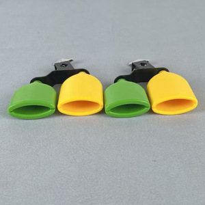 Wholesale High and Low Pitch <b>Plastic</b> Bangzi Orff Percussion Instrument <b>Drum</b> Set Accessory Cowbell hand clappers for Kids - Product Image 6