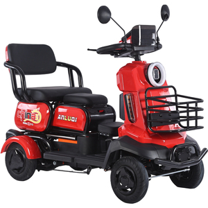 OEM Mini 4-Wheel Electric Bike Open Body Convenient Travel Vehicle for Elderly Four-Wheeled Mini Electric Vehicle