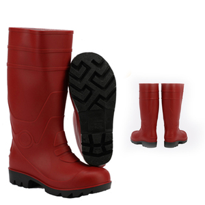 <span class=keywords><strong>Stivali</strong></span> <span class=keywords><strong>da</strong></span> <span class=keywords><strong>pioggia</strong></span> <span class=keywords><strong>da</strong></span> esterno in PVC Wellington con punta in acciaio antiscivolo impermeabili - Product Image 1