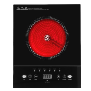 Estufa eléctrica de 2200W, placa caliente infrarroja, quemador Digital multifunción, <span class=keywords><strong>cocina</strong></span> de <span class=keywords><strong>inducción</strong></span> de cerámica de vidrio - Product Image 6