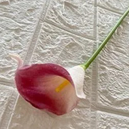 E-día de San Valentín decorar flor boda <span class=keywords><strong>tulipanes</strong></span> PU artificial púrpura flores blancas tulipán falso para la Decoración de mesa del hogar - Product Image 4