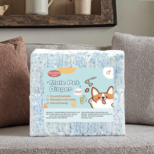 Couches <span class=keywords><strong>pour</strong></span> chats <span class=keywords><strong>pour</strong></span> l'incontinence Soins post-opératoires Conception de trou <span class=keywords><strong>pour</strong></span> la queue souple - Product Image 5