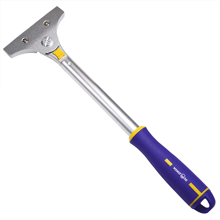 Pala de limpieza portátil, cuchillo para suelo de vidrio, azulejos, rascador de suelo con 5 cuchillas, herramientas de mano de limpieza