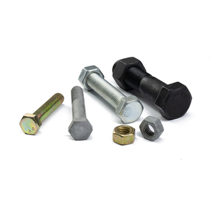 Pernos Hexagonales de Cabeza Plana de Acero al Carbono, Galvanizados, Grado 8.8, Pernos Hexagonales de Medio Rosca, Grado 8.8, M64 - Product Image 1