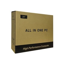 PC Todo en Uno Ultrafino de 19 Pulgadas, Pantalla Full HD sin Bordes, Múltiples Puertos USB/HDMI/VGA/LAN, Computadora de Escritorio AIO