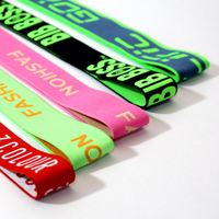 Bande élastique Jacquard robuste 25mm de largeur Technique tissée pour vêtements-Sangle élastique en nylon polyester