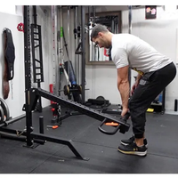 Equipo de Fitness Pusher: Palancas Inclinadas para Ejercicios de Pecho y Brazos, Entrenamiento de Fuerza, Accesorios para Power Rack de 3" x 3"
