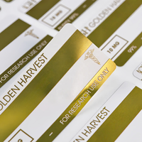 Étiquettes personnalisées pour flacons 3ml 5ml 10ml, autocollants pour flacons pharmaceutiques, impression d'étiquettes pour bouteilles d'huiles essentielles, rouleaux et feuilles, marquage à chaud