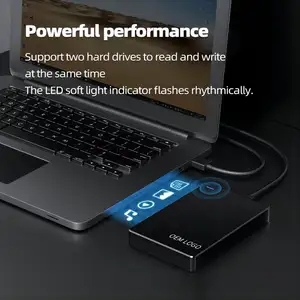 New Portable Hard Drive 500GB Dual-disk High-speed Transmission And Storage Of Data Suitable For Phones And Notebooks