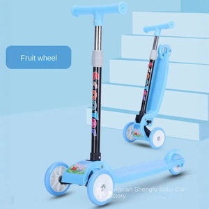 Trottinette pour enfants, trottinette à 3 roues avec roues lumineuses, pour enfants de 2 à 12 ans, hauteur réglable, pliable - Product Image 3