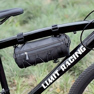 Portabicicletas, Portabicicletas Delantero para <span class=keywords><strong>Bicicleta</strong></span> de Montaña, Portaequipajes Trasero, Bolsa de Ciclismo Multifuncional Impermeable, Portátil y Versátil - Product Image 1