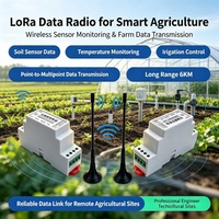 Convertidor Modbus RS485 de Espectro Ensanchado Lora de 868 MHz, Transmisión Transparente de Redes IoT de Largo Alcance de 6 km, Módem de Radio