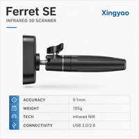 Escáner 3D de Alta Precisión CR-Scan Ferret SE, Escáner de Modelado 3D Portátil para Impresión 3D, Escaneo a Color para Principiantes