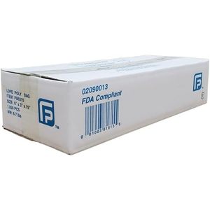 Sacs de conservation alimentaire Focus Poly Clear LDPE, 6x3x15 pouces, ouverture supérieure, rectangulaires, 1000 unités - Product Image 5
