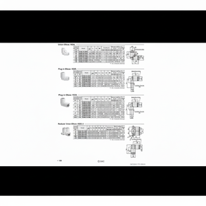 นิวเมติกส์แบบสัมผัสเดียว KQ2L12-00A ชิ้นส่วนนิวเมติก SMC - Product Image 1