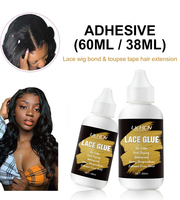 Meilleur vendeur aux États-Unis, colle à dentelle forte sans latex, séchage rapide, imperméable, colle adhésive pour perruque à dentelle, marque privée