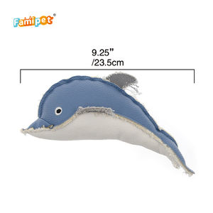 Balina yunus köpekbalığı interaktif peluş köpek Chew <span class=keywords><strong>Pet</strong></span> oyuncak - Product Image 2