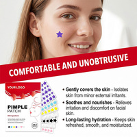 Patchs Hydrocolloïdes Populaires pour l'Acné avec Aloe Vera Nettoyants & Lissants pour Tous Types de Peau – Soin du Visage Contre les Boutons