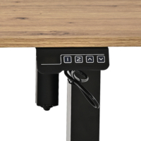 Bureau debout réglable automatique à moteur unique en bois massif moderne pour la maison et le bureau