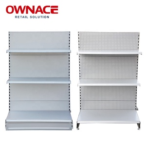 Étagère de <span class=keywords><strong>supermarché</strong></span> européenne allemande à usage intensif présentoir en métal double face Design moderne en acier pour étagère d'épicerie - Product Image 5