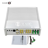 Amplificateur de voiture numérique de classe D 1200W en gros, X1200.1, super puissance, monoblock en aluminium, DSP intégré, Bluetooth/MP3/radio HD
