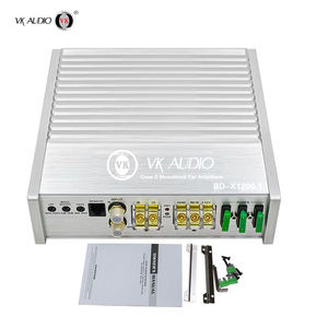 Amplificateur de voiture numérique de <span class=keywords><strong>classe</strong></span> <span class=keywords><strong>D</strong></span> 1200W en gros, X1200.1, super puissance, monoblock en aluminium, DSP intégré, Bluetooth/MP3/radio HD - Product Image 3